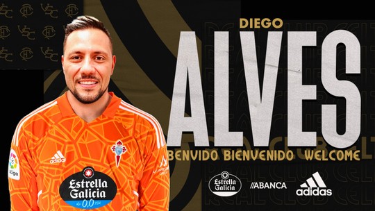 Celta de Vigo anuncia o goleiro Diego Alves, que retorna à Espanha após quase seis anos
