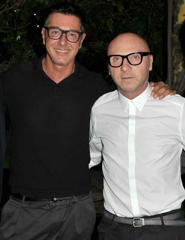 Stefano Gabbana (à esq.) e Domenico Dolce. (Foto: Getty Images)