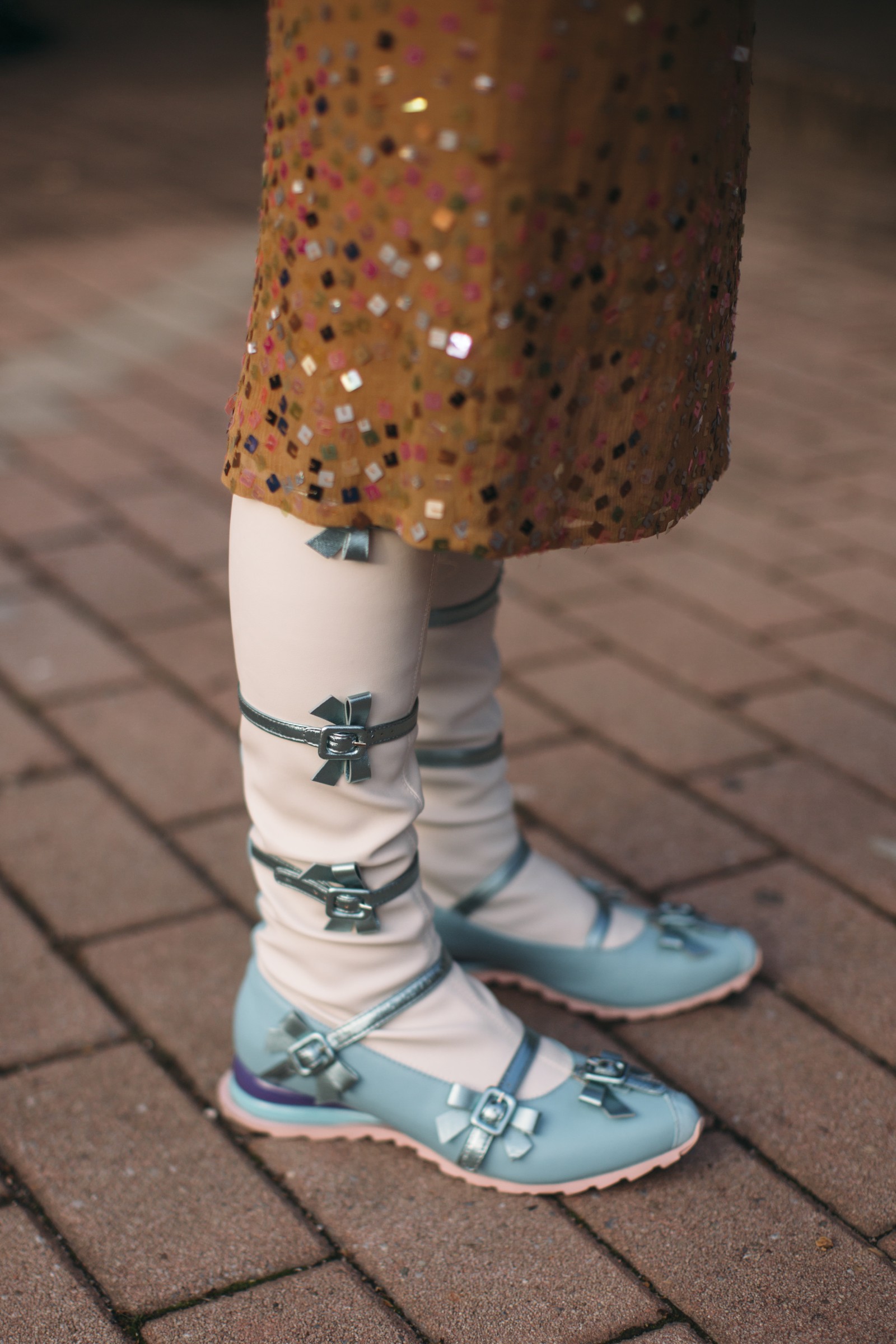Os 4 sapatos que serão tendência em 2023: Sapatilhas de balé  — Foto: Launchmetrics Spotlight