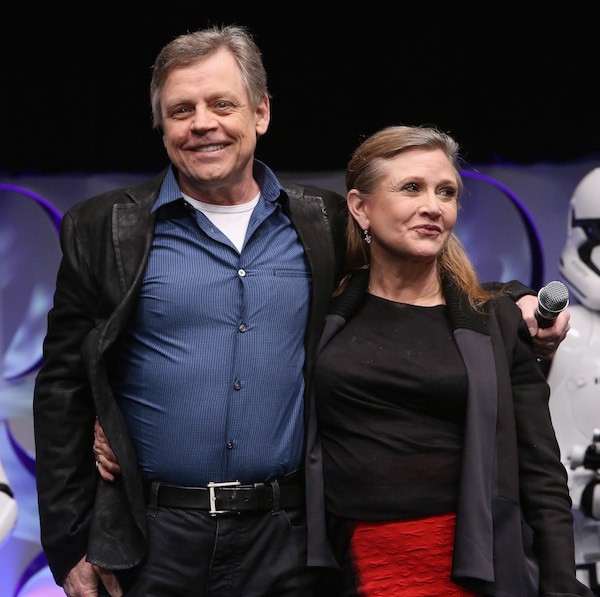 Mark Hamill e Carrie Fisher (Foto: Getty Images)