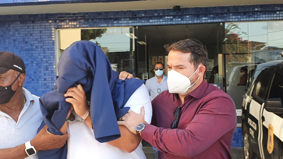 Preso suspeito de matar médico foi o amigo que registrou desaparecimento na delegacia — Foto: Aldo Matos / Acorda Cidade