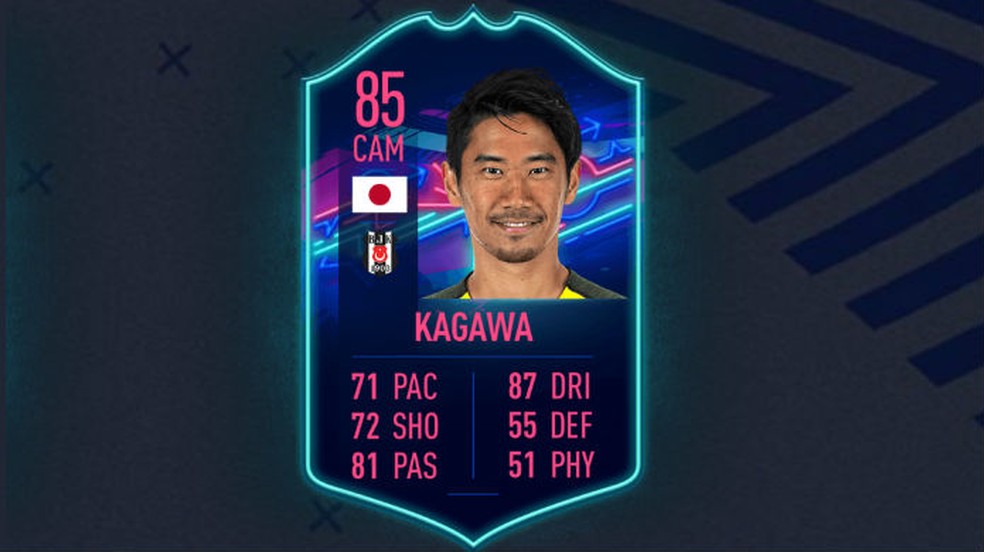 Melhores Cartas Fique de Olho do FIFA 19: Shinki Kagawa — Foto: Divulgação / EA