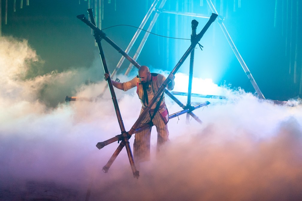 Espetáculo ‘Simbad, o Navegante’, do Circo Mínimo de São Paulo — Foto: Paulo Barbuto