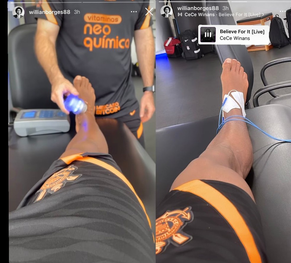 Desfalque! Willian não deve atuar diante do Atlético-GO