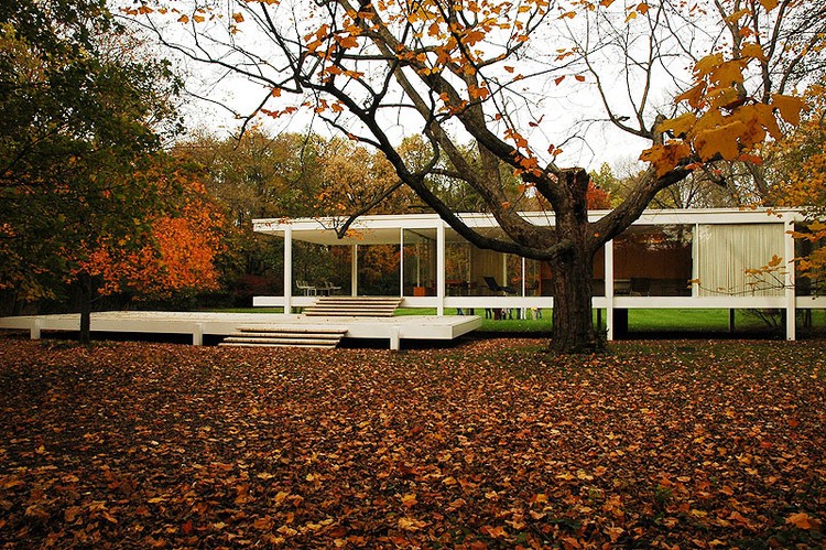 Farnsworth House - Mies Van Der Rohe (Foto: Wikimedia Commons / Creative Commons)