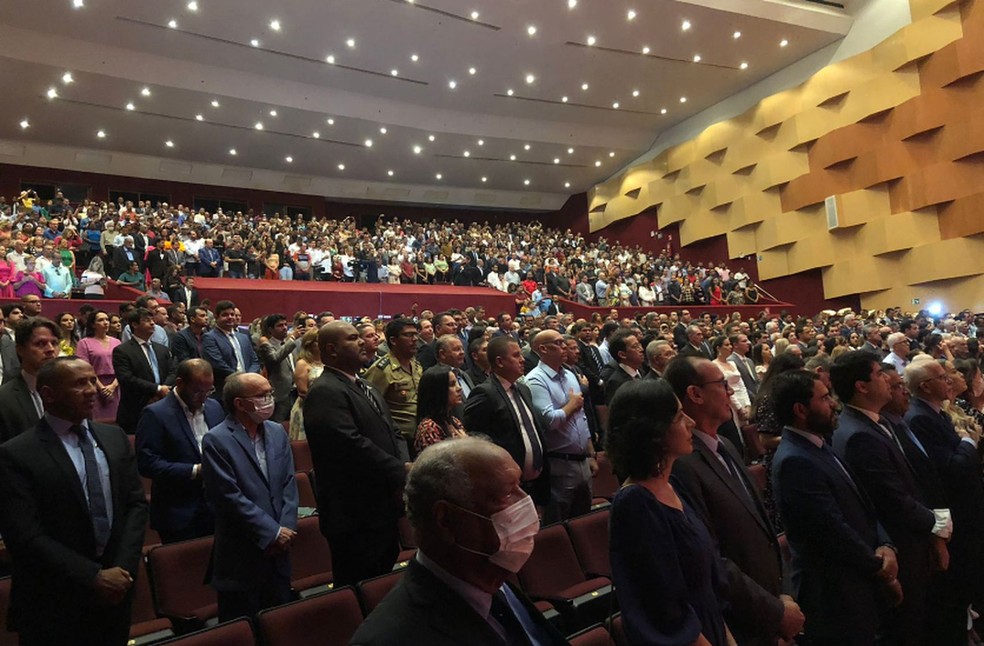 Cerimônia de diplomação dos eleitos em Sergipe  — Foto: Leonardo Barreto/g1