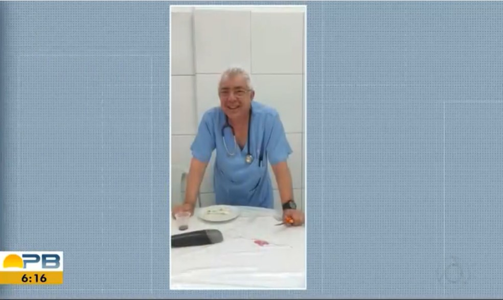Médico morre por Covid-19, na Paraíba — Foto: TV Cabo Branco/Reprodução