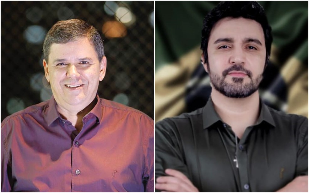 Entram na Assembleia Legislativa Geroge Morais (esquerda) e Fred Rodrigues (direita), em Goiás — Foto: Reprodução/Instagram