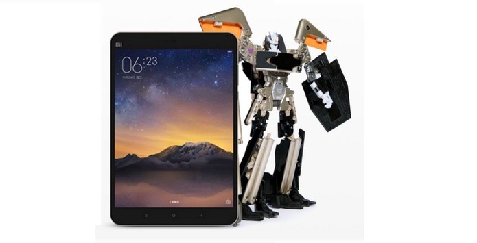 Parceria da Xiaomi e Hasbro criam Transformer de tablet (Foto: Divulgação/Xiaomi)