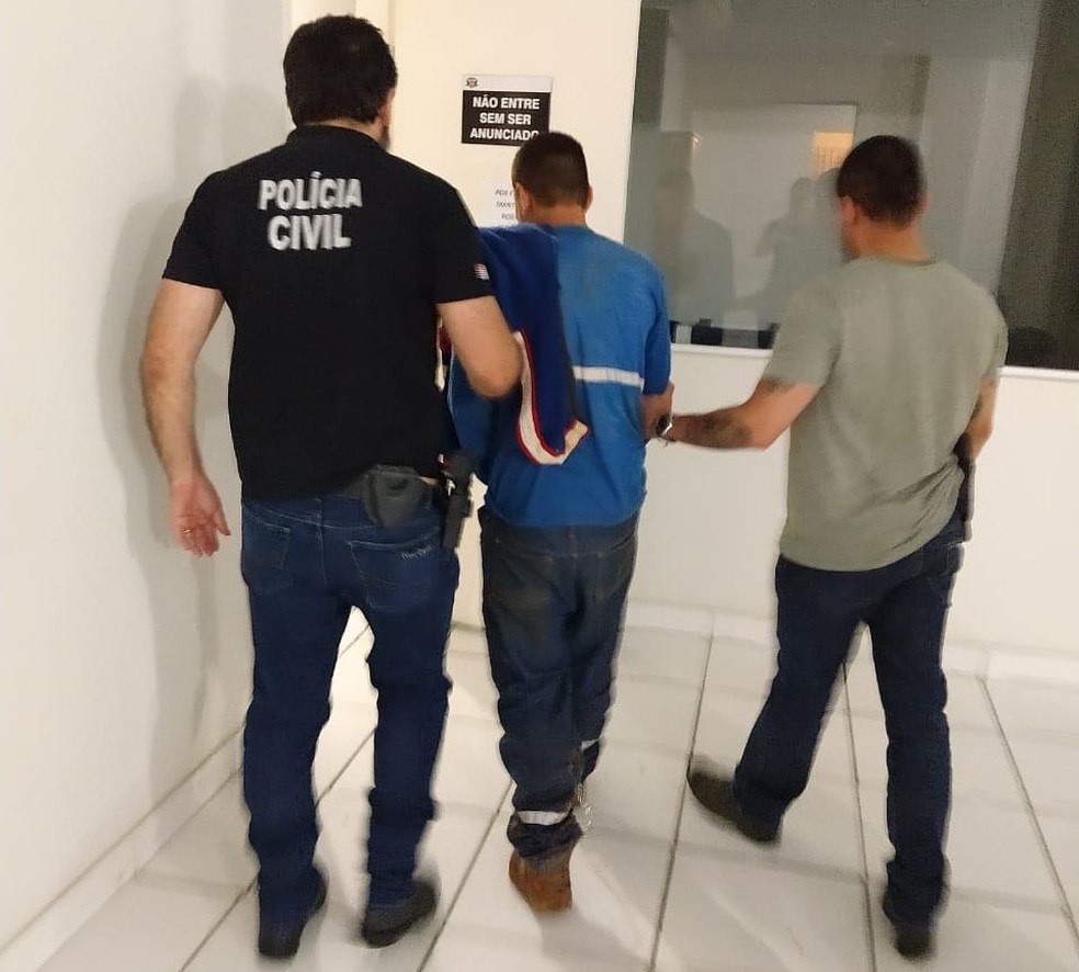 Suspeito de 25 anos teve a prisÃ£o preventiva decretada pela JustiÃ§a em MarÃ­lia  â Foto: PolÃ­cia Civil (DDM) / DivulgaÃ§Ã£o 