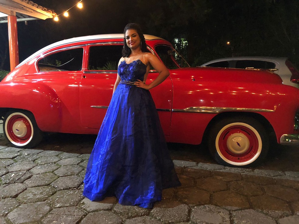 'Eu estou realizando um sonho, de verdade', disse Mariana  — Foto: Anna Lucia Silva/g1
