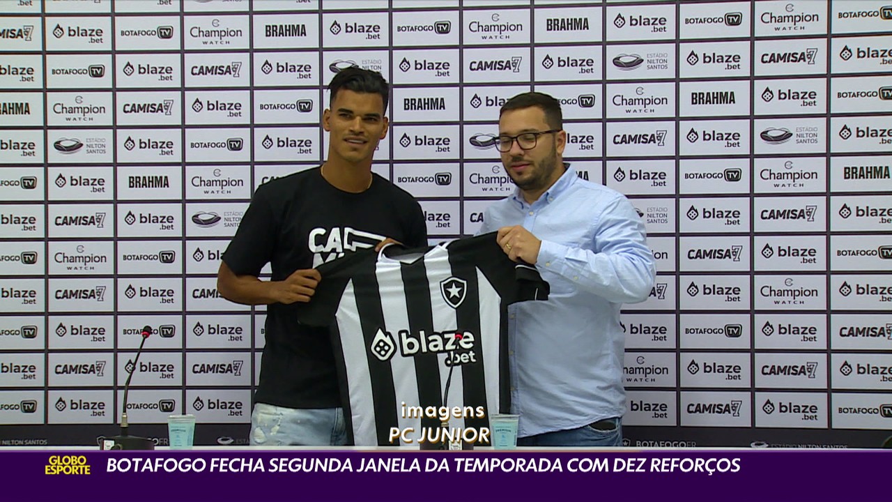 Botafogo fecha segunda janela da temporada com dez reforços