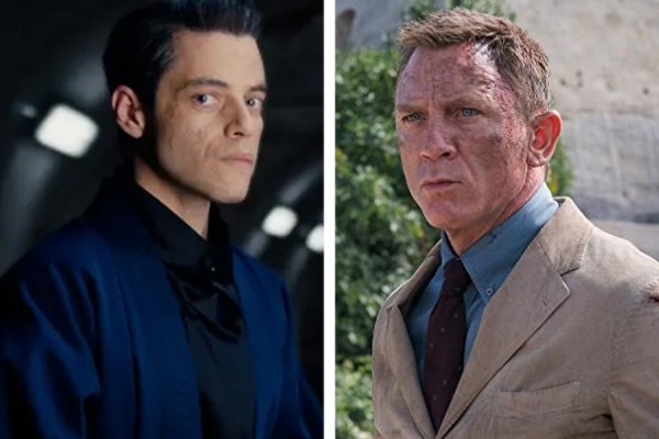 Os atores Rami Malek e Daniel Craig no filme 007 - Sem Tempo para Morrer (2021) (Foto: Divulgação)