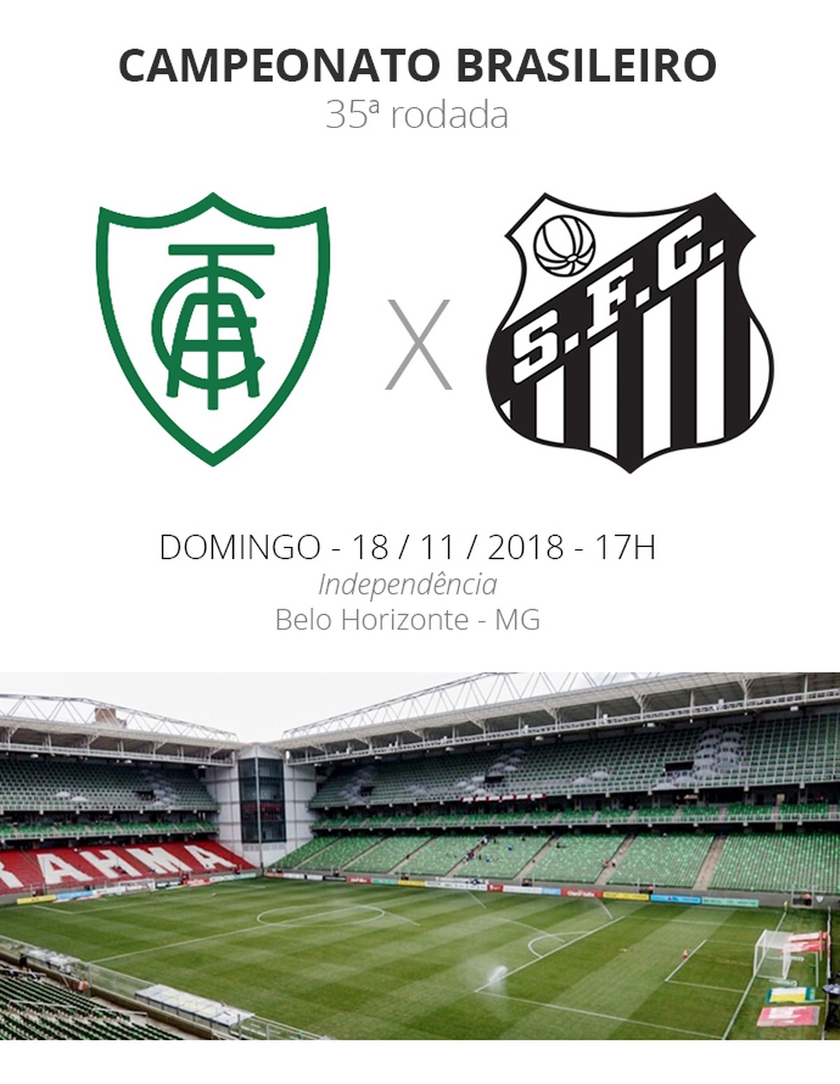 AméricaMG x Santos tudo o que você precisa saber sobre o jogo da rodada 35 brasileirão