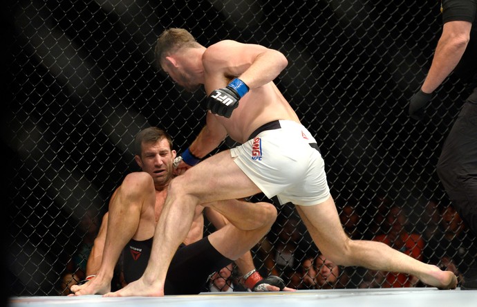 Michael Bisping Luke Rockhold UFC 199 (Foto: Getty Images) Michael Bisping Luke Rockhold UFC 199 (Foto: Getty Images)