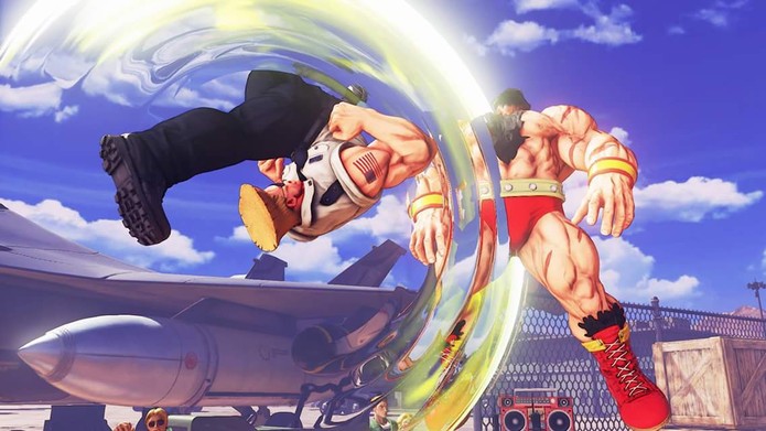 A gilete de Guile em Street Fighter 5 (Foto: Divulgação/Capcom)