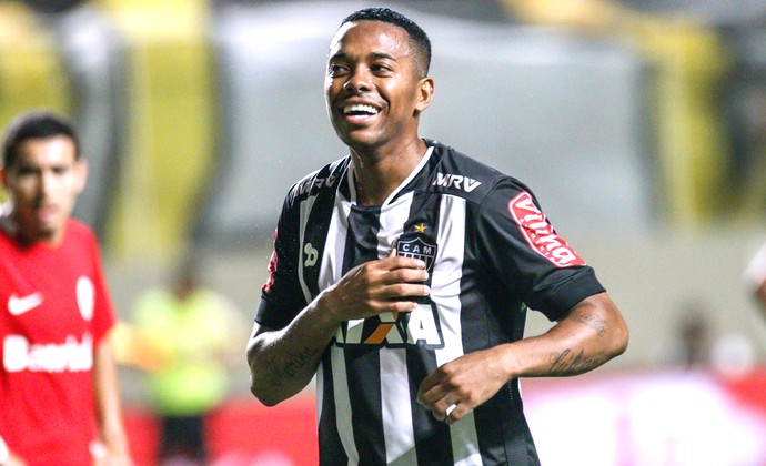 Robinho comemoração Atlético-MG (Foto: Bruno Cantini / CAM)