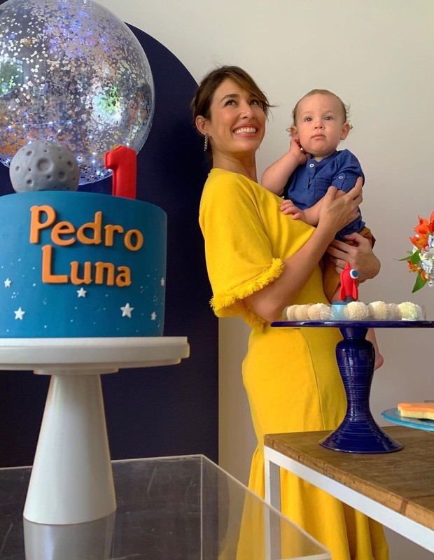 Giselle Itié faz festinha para Pedro Luna (Foto: Reprodução/Instagram)