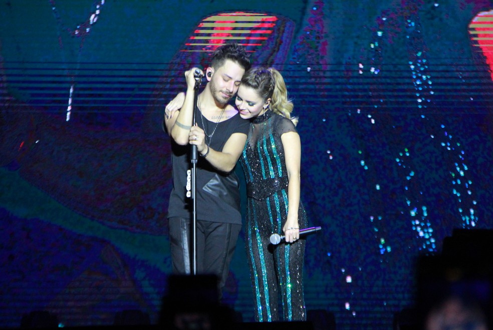 Sandy e Júnior realizaram show em Manaus em setembro do ano passado. — Foto: Rickardo Marques/G1 AM