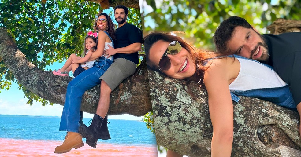 Sabrina Sato, Duda Nagle e a pequena Zoe curtindo o fim de ano — Foto: Instagram
