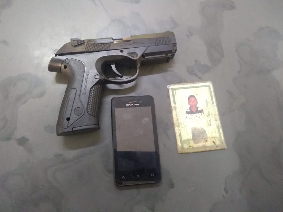 Suspeito de assaltar padaria Ã© preso e liberado por conta da Lei Eleitoral em Itapetininga â€” Foto: DivulgaÃ§Ã£o/PM