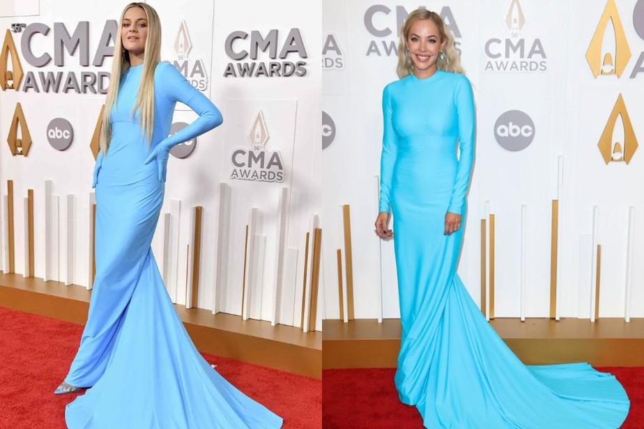 Kelsea Ballerini e MacKenzie Porter usaram o mesmo vestido para CMA Awards