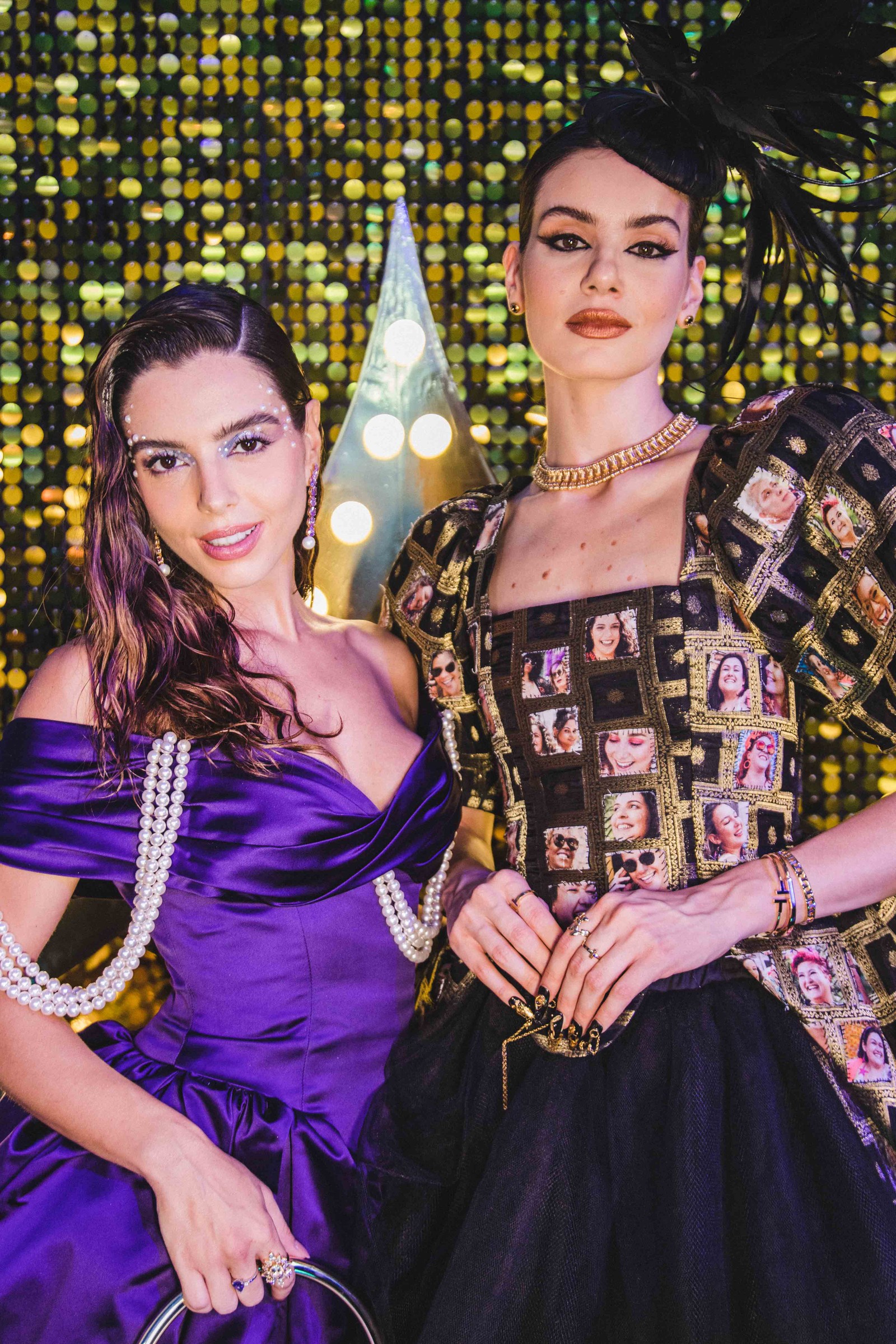 Giovanna Lancellotti e Camila Queiroz apostaram nos produtos Eudora para a make do Baile