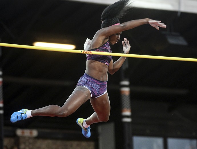 Cubana Yarisley Silva é medalha de ouro no salto com vara na etapa de Estocolmo da Diamond League (Foto: AP)