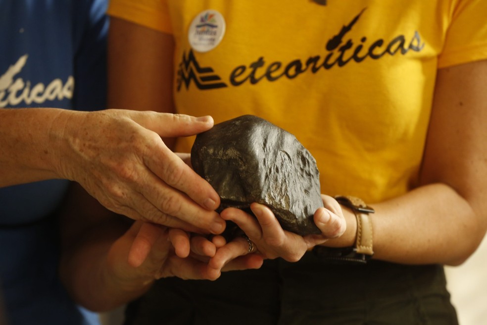 Meteorito caiu em Santa Filomena, em Pernambuco, em 19 de agosto de 2020 &mdash; Foto: Cust&oacute;dio Coimbra/Ag&ecirc;ncia O Globo