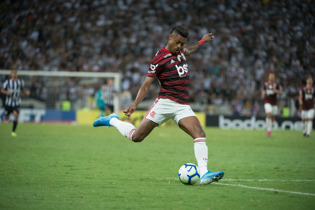 Poupado por causa do jogo contra o Inter, Bruno Henrique atuou poucos minutos contra o Cear&aacute;  &mdash; Foto: Alexandre Vidal/Flamengo