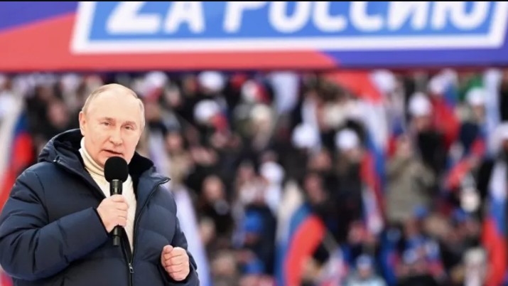 Putin criticou o que chamou de 'cancelamento da cultura russa' (Foto: EPA via BBC)