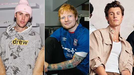 Ed Sheeran revela transtorno alimentar e que comparava seu corpo ao de Shawn Mendes e Justin Bieber
