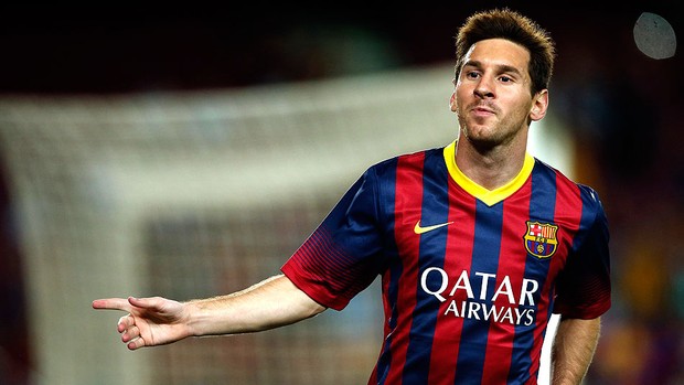Messi gol Barcelona jogo Santos (Foto: Reuters)