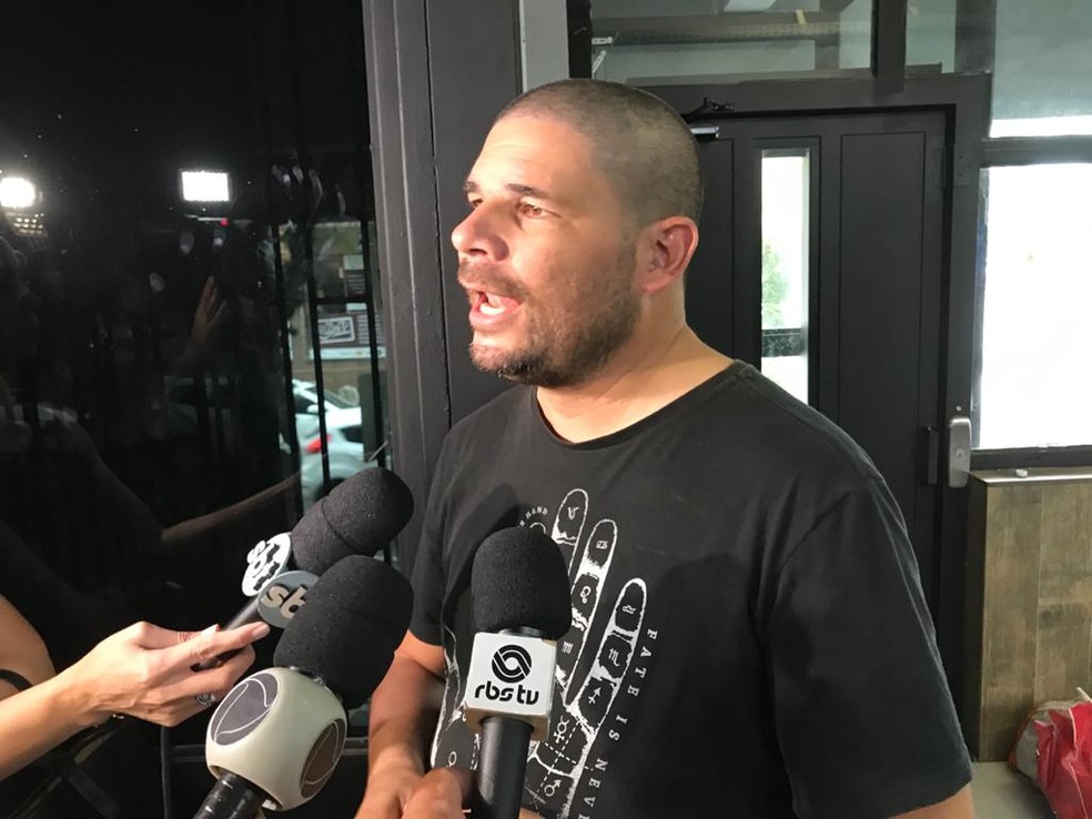 André Lopes Machado também responde a um segundo inquérito por difamação, após declarações à imprensa. — Foto: Jonas Campos/RBS TV