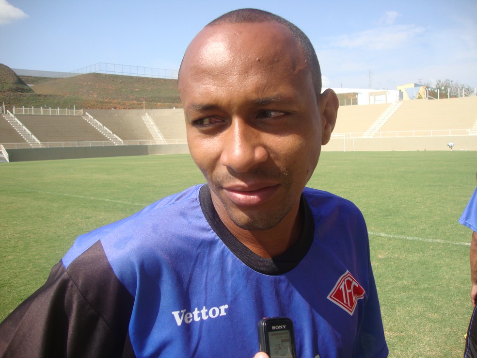Francismar, em 2014, quando passou pelo Gaviãio  (Foto: Bruno Ribeiro)