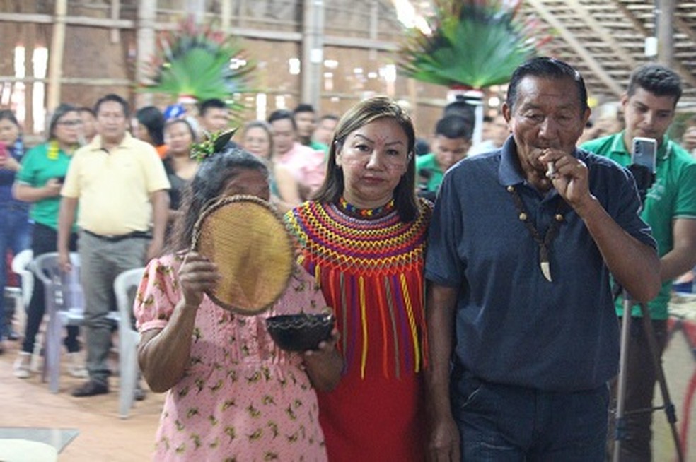 A defesa aconteceu no A defesa foi realizada no último dia 30 de janeiro, na Casa dos Saberes da Federação das Organizações Indígenas do Rio Negro (FOIRN), em São Gabriel da Cachoeira. — Foto: Divulgação/Foirn