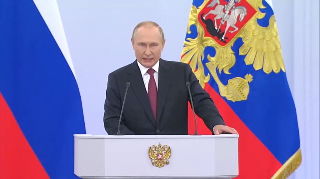 AO VIVO: Putin anuncia formalmente anexação ilegal de territórios ucranianos e menciona armas nucleares