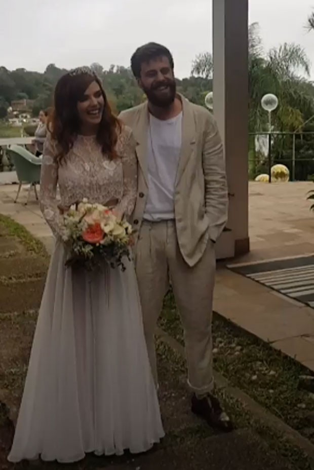 Titi Müller se casa com Tomás Bertoni (Foto: Reprodução)