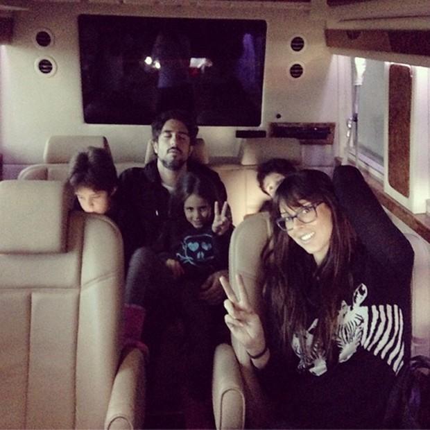 Família Mion chega à Nova York (Foto: Reprodução / Instagram)