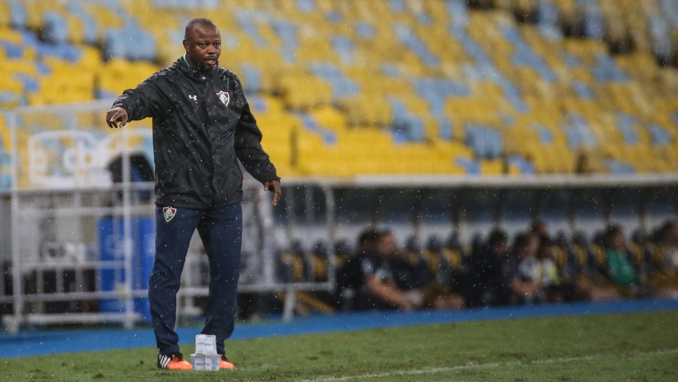 Marcão comandou o Fluminense na reta final do Brasileirão 2019  — Foto: Lucas Merçon