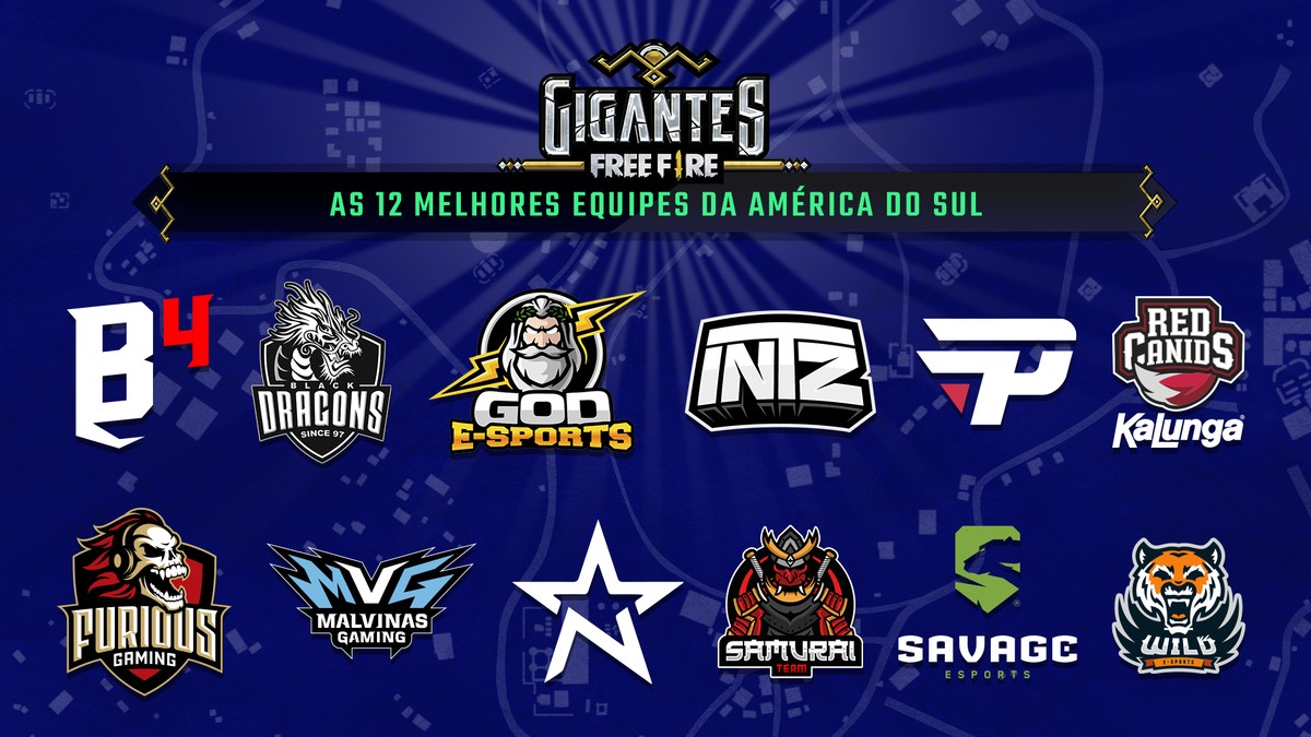 Gigantes Free Fire Times Horario E Onde Assistir Ao Vivo Campeonatos Techtudo Em seguida e necessario definir o nome, o as guildas mais famosas do free fire tem nomes inspirados em filmes, outros jogos, musicas e ate mesmo em girias presentes na cultura brasileira e de outros paises. gigantes free fire times horario e