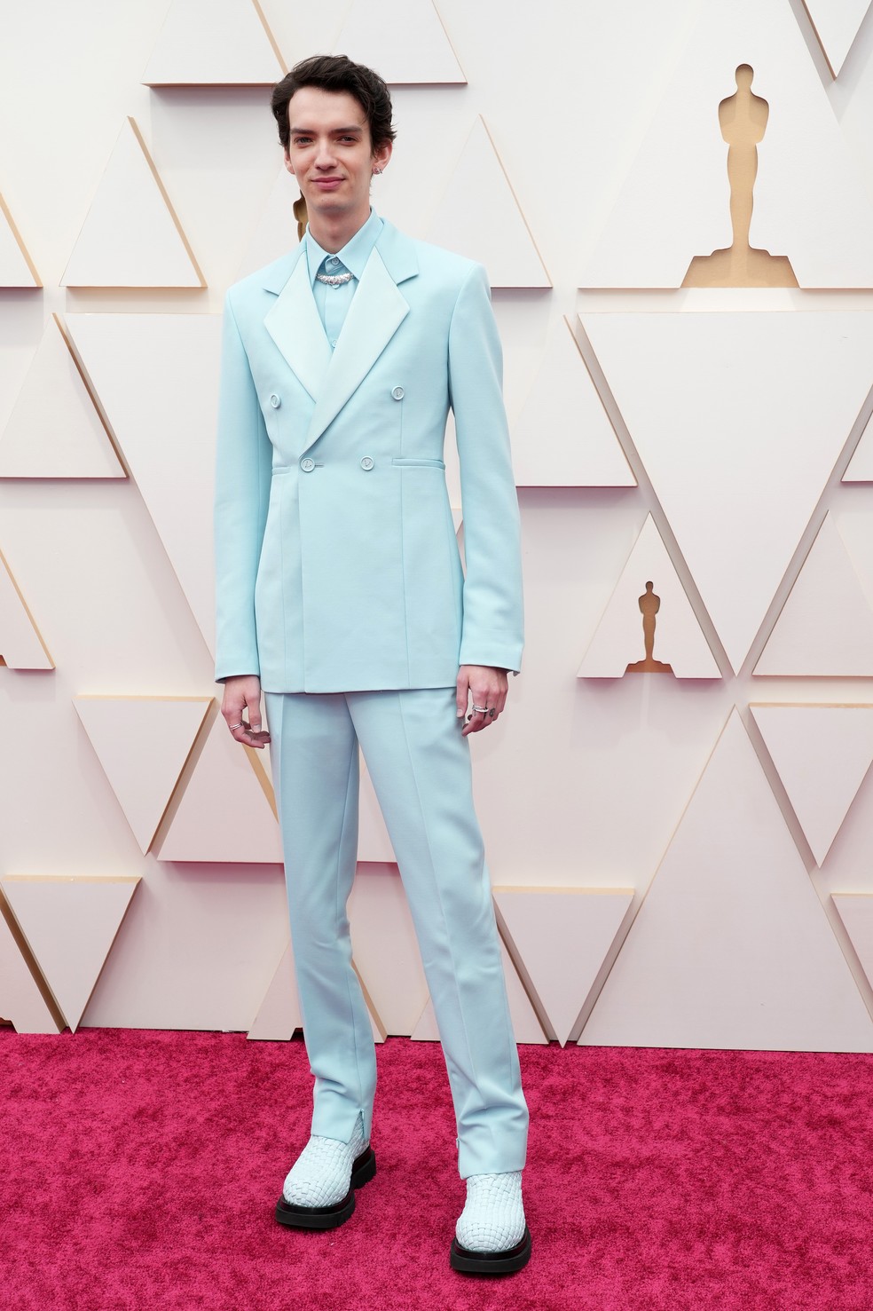 Oscar 2022: Kodi Smit-McPhee&nbsp; — Foto: Kevin Mazur/Getty Images