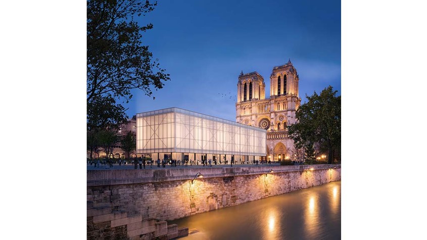 Projeto imagina pavilhão temporário em catedral de Notre-Dame - GQ | Noticias