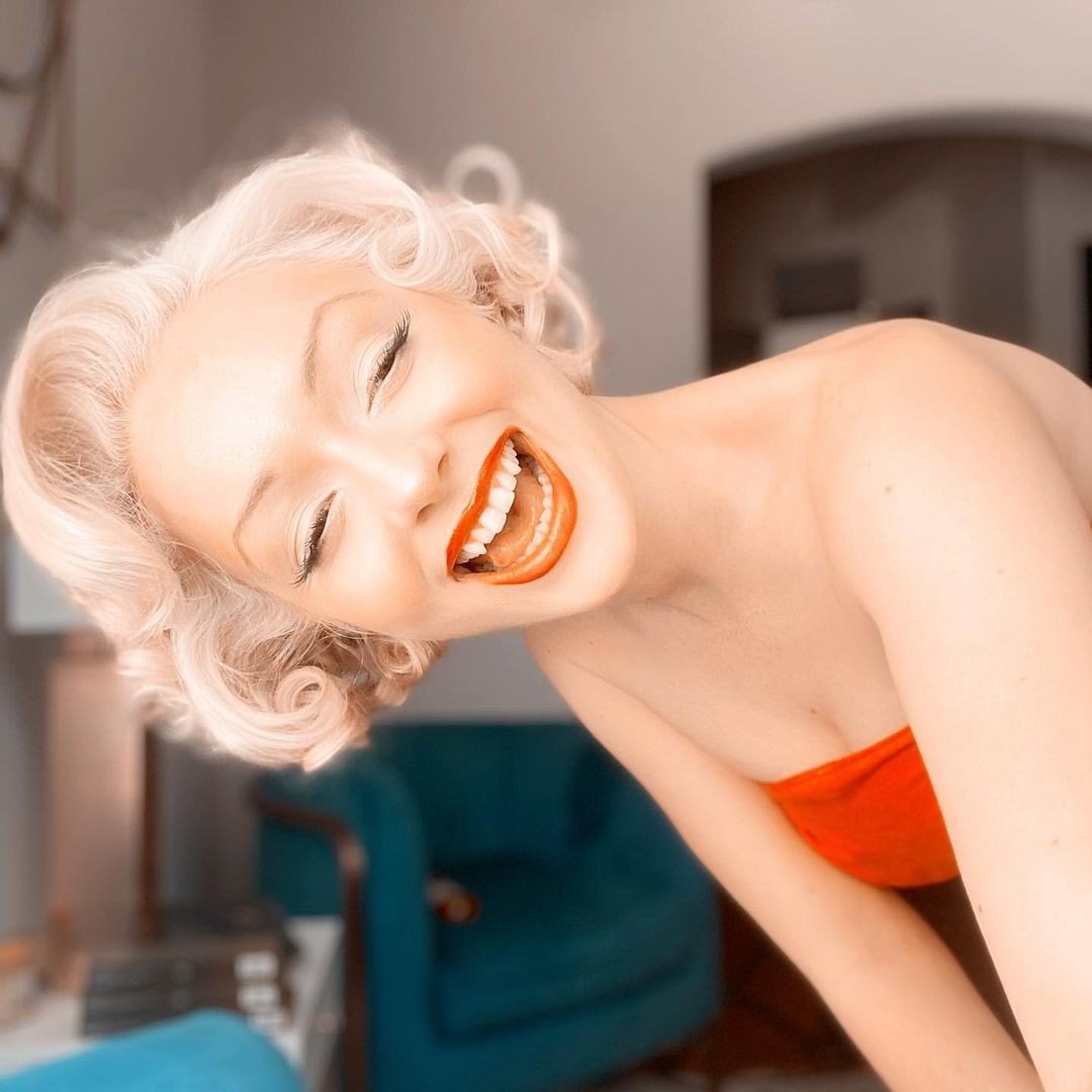 A escocesa Jasmine Chiswell é sósia da atriz Marilyn Monroe (Foto: Reprodução / Instagram)