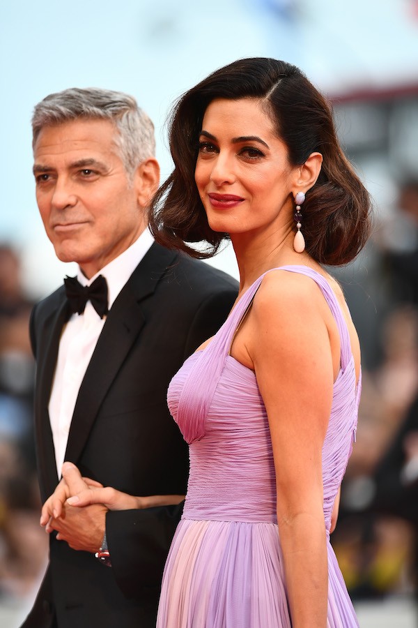 O ator George Clooney com a esposa, a advogada Amal Clooney (Foto: Getty Images)