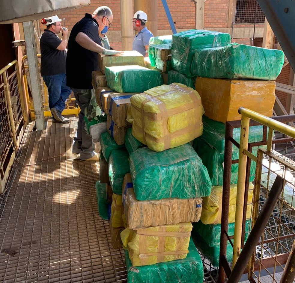 Mais de três toneladas de drogas foram incineradas em Avaré — Foto: Polícia Civil/Divulgação