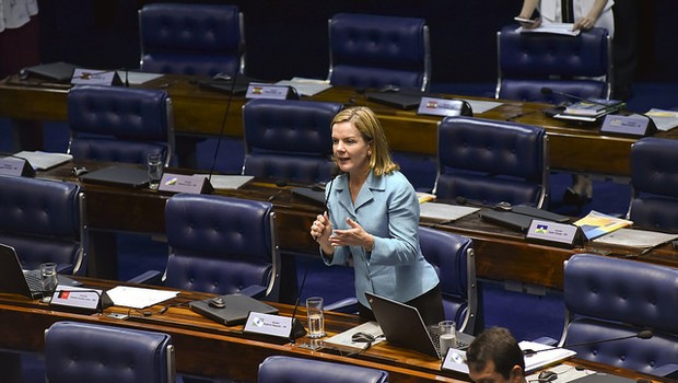 Senadora Gleisi Hoffmann (PT-PR) (Foto: Pillar Pedreira/Agência Senado)