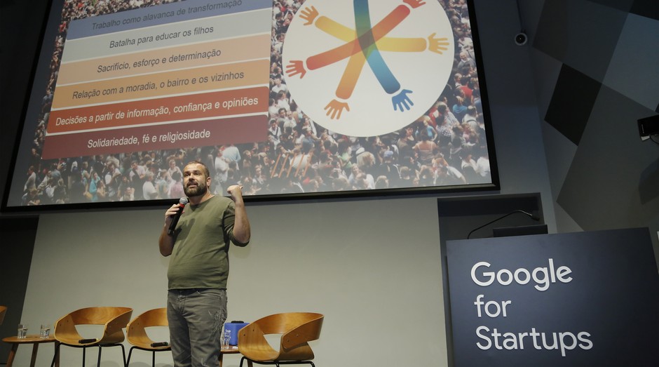 Renato Meirelles, presidente do Instituto de Pesquisa Locomotiva, em apresentação no Google Campus (Foto: Divulgação)