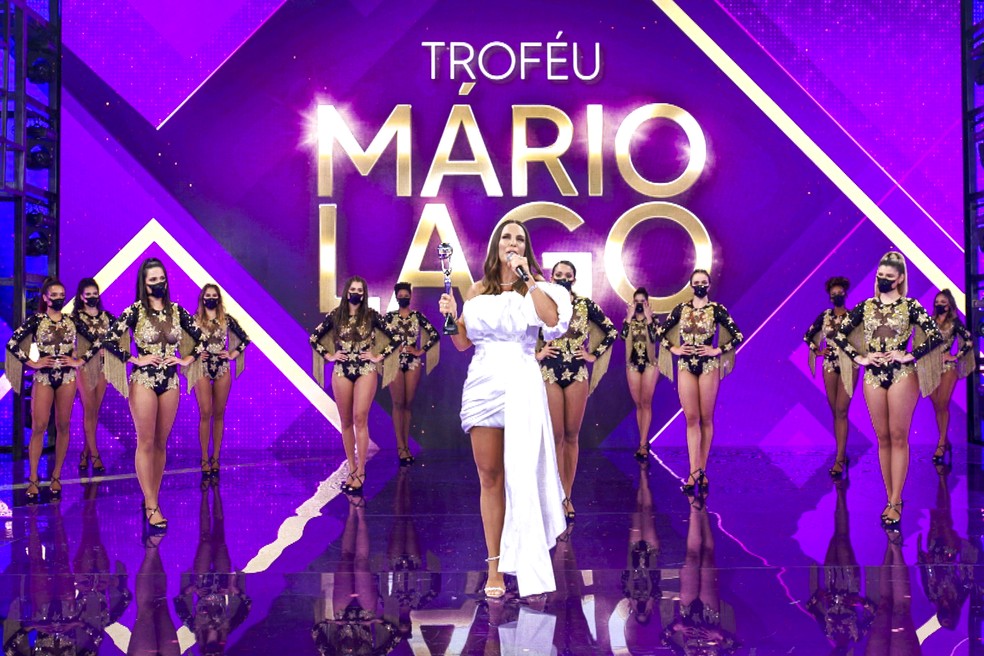 Ivete Sangalo é a homenageada do 'Troféu Mário Lago' — Foto: Globo