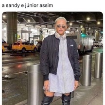 Memes sobre os sósias de Sandy e Junior — Foto: Reprodução / Twitter